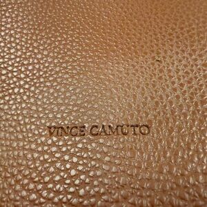 Luck Tote by Vince Camuto, brown with black vertical stripe